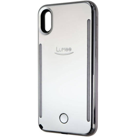 LuMee Duo Instafame Lighted Case for Apple iPhone Xs Max - Silver Mirror Cell Phone - Cases, Covers & Skins LuMee    - Simple Cell Bulk Wholesale Pricing - USA Seller