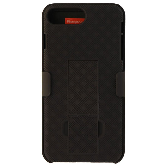 Verizon Hardshell Case with Holster for iPhone 8 Plus / 7 Plus / 6s Plus - Black Cell Phone - Cases, Covers & Skins Verizon    - Simple Cell Bulk Wholesale Pricing - USA Seller
