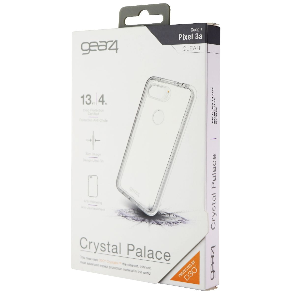 Gear4 Crystal Palace Series Hybrid Case for Google Pixel 3a Smartphone - Clear Cell Phone - Cases, Covers & Skins Gear4    - Simple Cell Bulk Wholesale Pricing - USA Seller