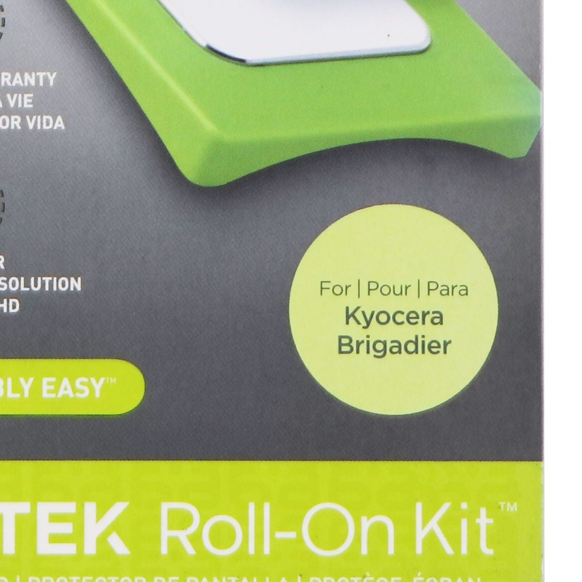 PureGear PureTEK Roll-On Screen Protector Kit for Kyocera Brigadier - Clear Cell Phone - Screen Protectors PureGear    - Simple Cell Bulk Wholesale Pricing - USA Seller