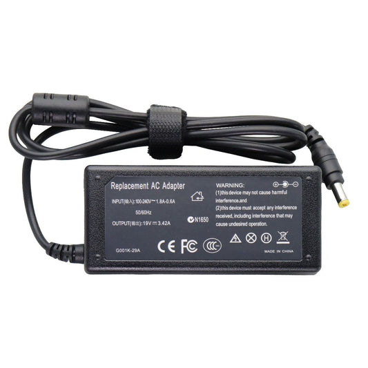 Replacement (19V/3.42A) AC Adapter Wall Charger Power Supply - Black (C011K-29A) Multipurpose Batteries & Power - Multipurpose AC to DC Adapters Unbranded    - Simple Cell Bulk Wholesale Pricing - USA Seller