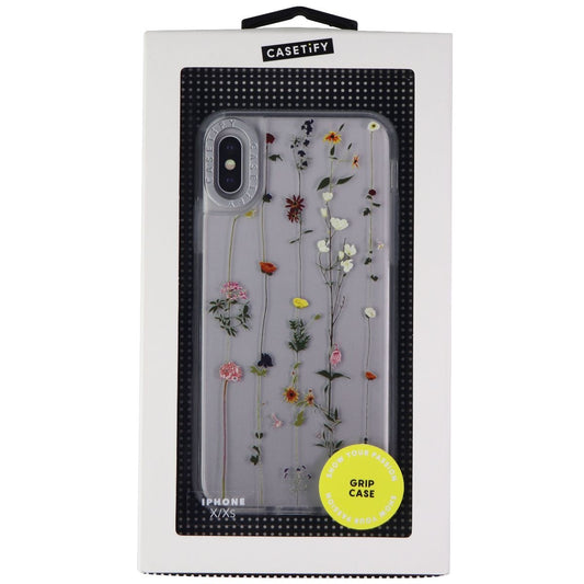 Casetify Floral Grip Case for Apple iPhone XS / iPhone X - Clear/Patterned Cell Phone - Cases, Covers & Skins Casetify    - Simple Cell Bulk Wholesale Pricing - USA Seller