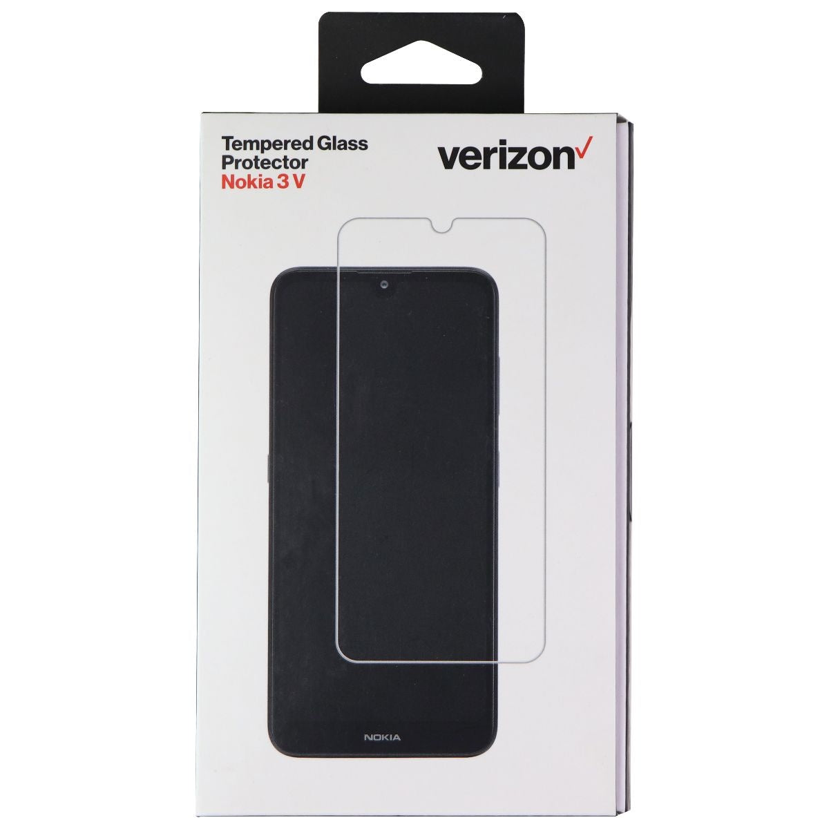 Verizon Tempered Glass Screen Display Protector for Nokia 3 V - Clear Cell Phone - Screen Protectors Verizon    - Simple Cell Bulk Wholesale Pricing - USA Seller