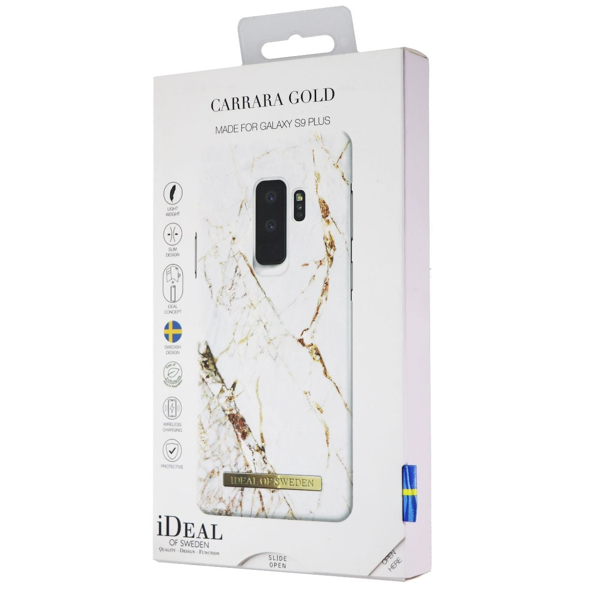 IDeal Of Sweden (SGS9ID) Cell Phone Case for Galaxy S9+ Plus - Carrara Gold Cell Phone - Cases, Covers & Skins iDeal of Sweden    - Simple Cell Bulk Wholesale Pricing - USA Seller