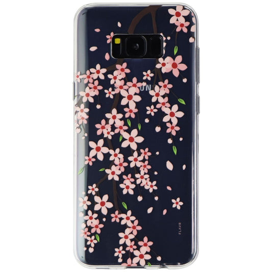 Flavr Flexbile Slim Case for Samsung Galaxy (S8+) - Clear/Pink Blossom Flowers Cell Phone - Cases, Covers & Skins Flavr    - Simple Cell Bulk Wholesale Pricing - USA Seller