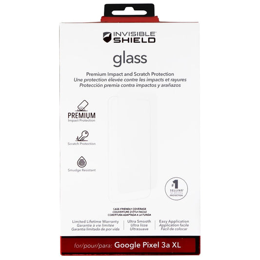 ZAGG Invisible Shield (Glass) Tempered Glass for Google Pixel 3a XL - Clear Cell Phone - Screen Protectors Zagg    - Simple Cell Bulk Wholesale Pricing - USA Seller