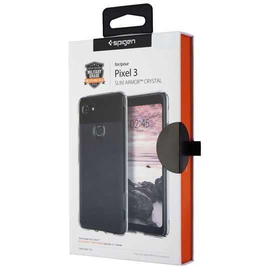 Spigen Slim Armor Crystal Series Hybrid Case for Google Pixel 3 - Clear Cell Phone - Cases, Covers & Skins Spigen    - Simple Cell Bulk Wholesale Pricing - USA Seller