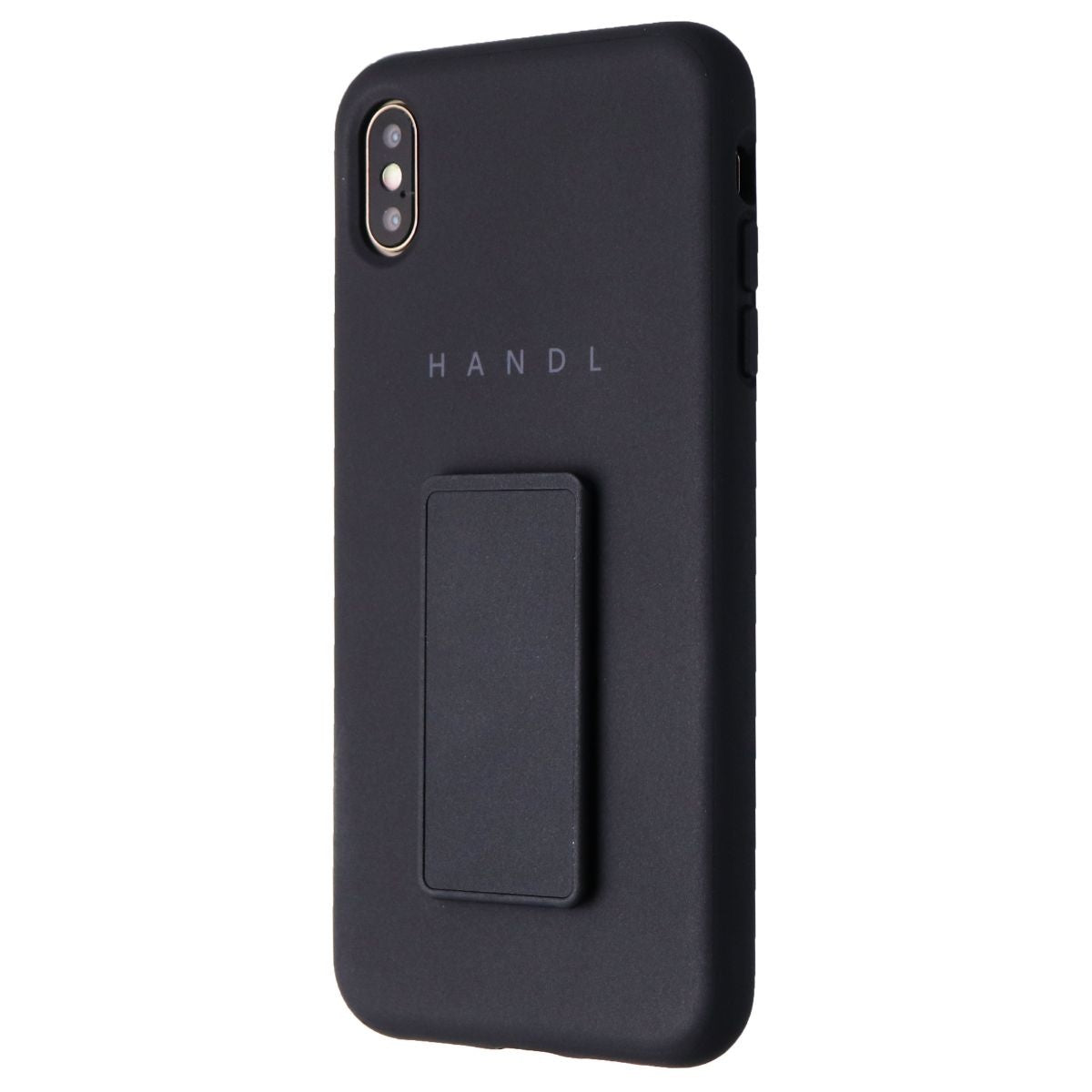 HANDL Soft Touch Phone Case with Supporting Stand/ Grip for iPhone Xs Max- Black Cell Phone - Cases, Covers & Skins HANDL    - Simple Cell Bulk Wholesale Pricing - USA Seller