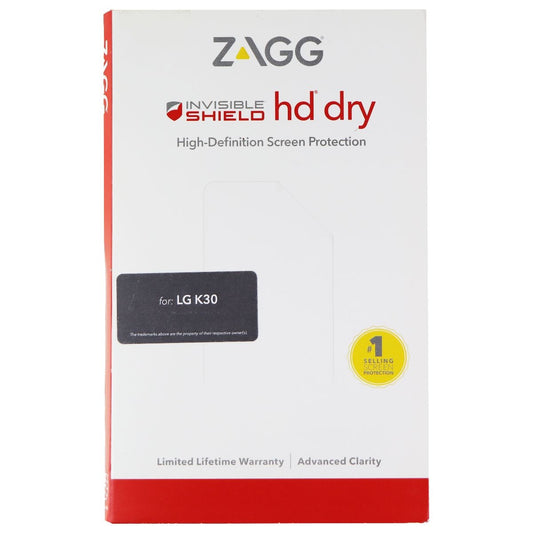 ZAGG HD Dry InvisibleShield High-Definition Screen Protector for LG K30 - Clear Cell Phone - Screen Protectors Zagg    - Simple Cell Bulk Wholesale Pricing - USA Seller