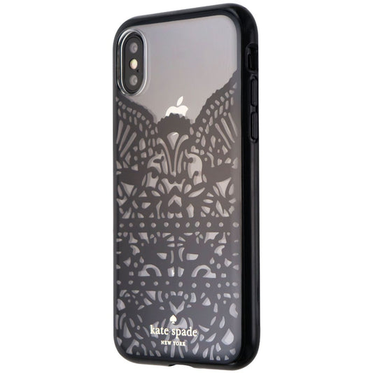 Kate Spade New York Lace Cage Series Case for iPhone X 10 - Black Lace Cell Phone - Cases, Covers & Skins Kate Spade    - Simple Cell Bulk Wholesale Pricing - USA Seller