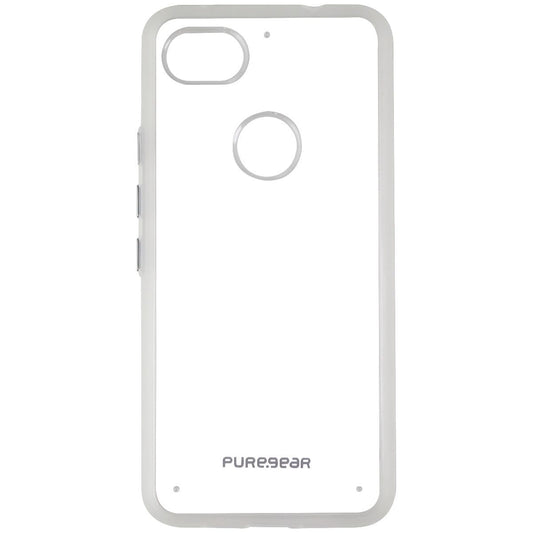 PureGear Slim Shell Series Hard Case for Google Pixel 3a XL - Clear/Frost Cell Phone - Cases, Covers & Skins PureGear    - Simple Cell Bulk Wholesale Pricing - USA Seller