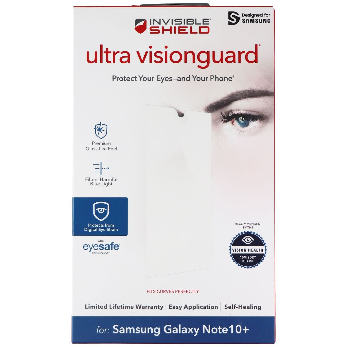 ZAGG Ultra Vision Guard Film Screen Protector for Samsung Note10+ (Plus Model) Cell Phone - Screen Protectors Zagg    - Simple Cell Bulk Wholesale Pricing - USA Seller