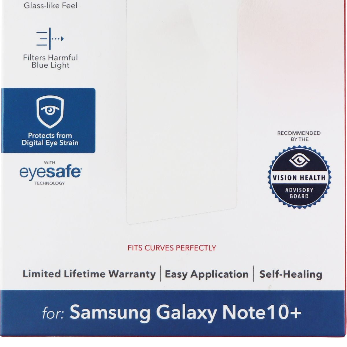ZAGG Ultra Vision Guard Film Screen Protector for Samsung Note10+ (Plus Model) Cell Phone - Screen Protectors Zagg    - Simple Cell Bulk Wholesale Pricing - USA Seller