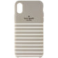 Kate Spade New York Case for Apple iPhone Xs/X - Stripe Clocktower/Cream/White Cell Phone - Cases, Covers & Skins Kate Spade    - Simple Cell Bulk Wholesale Pricing - USA Seller