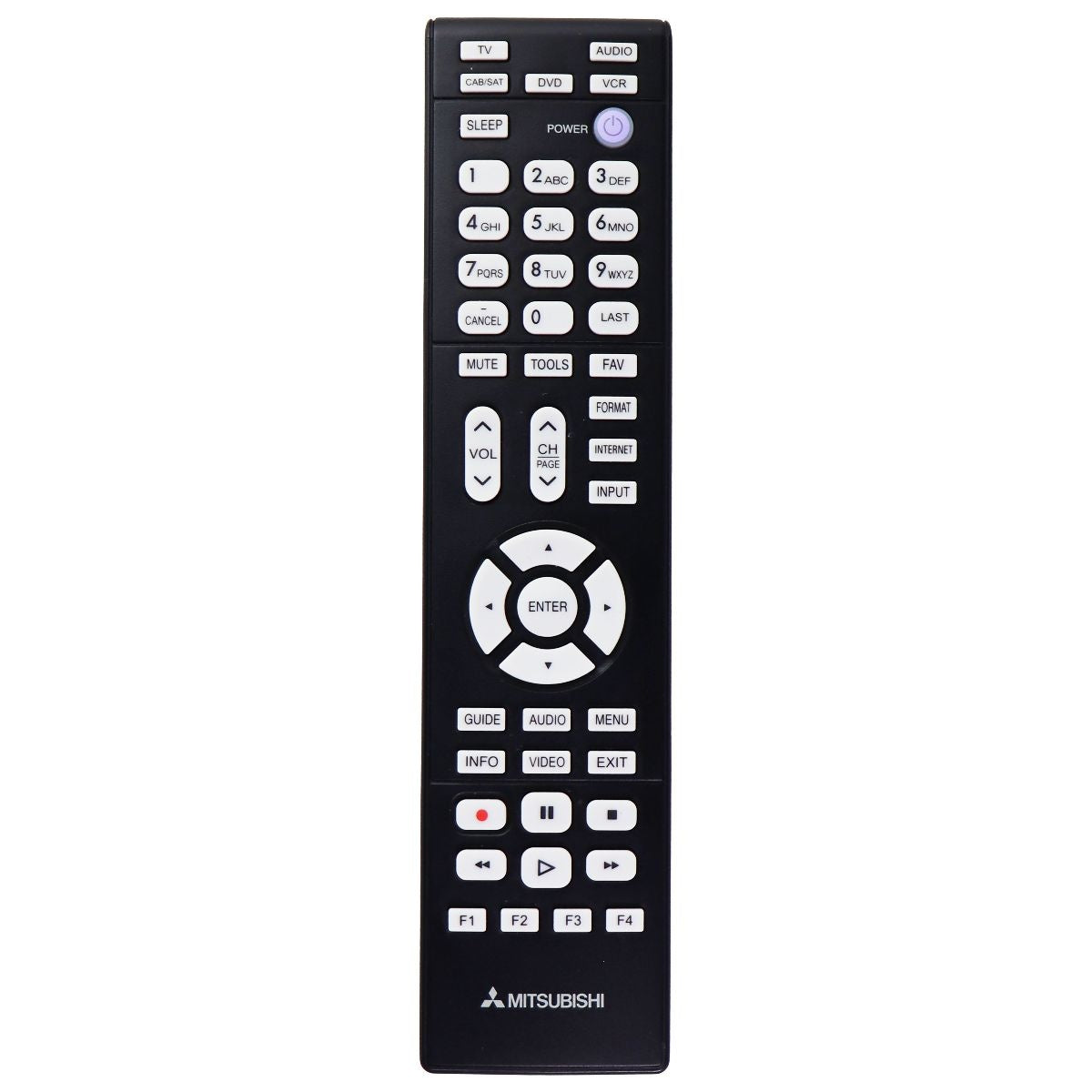 Mitsubishi OEM Remote Control - Black (290P187A20) TV, Video & Audio Accessories - Remote Controls Mitsubishi    - Simple Cell Bulk Wholesale Pricing - USA Seller