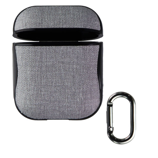 Key Hard Shell Case and Clip for Apple AirPods 1st and 2nd Gen - Gray/Black Cell Phone - Cases, Covers & Skins Key    - Simple Cell Bulk Wholesale Pricing - USA Seller