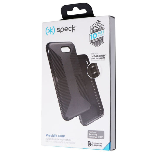 Speck Presidio Grip Case for Samsung J7 (2017) - Graphite Gray/Charcoal Gray Cell Phone - Cases, Covers & Skins Speck    - Simple Cell Bulk Wholesale Pricing - USA Seller
