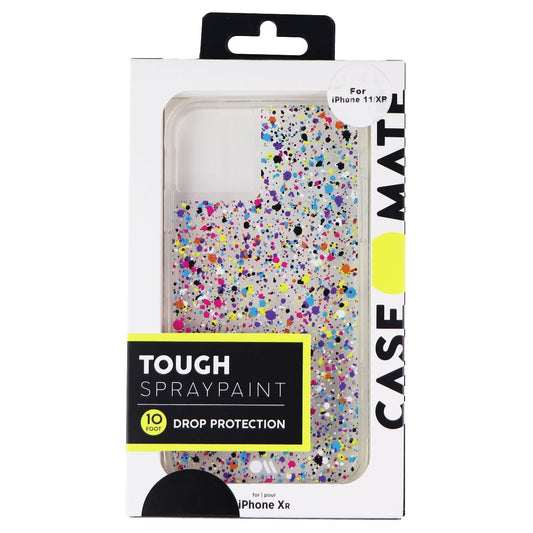 Case-Mate Tough Spray Paint Case for Apple iPhone 11 / XR - Clear / Multi-Color Cell Phone - Cases, Covers & Skins Case-Mate    - Simple Cell Bulk Wholesale Pricing - USA Seller