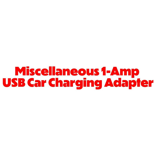 Miscellaneous 1-Amp USB Car Charging Adapter - Mixed Colors, Brands, and Styles Cell Phone - Chargers & Cradles Unbranded    - Simple Cell Bulk Wholesale Pricing - USA Seller