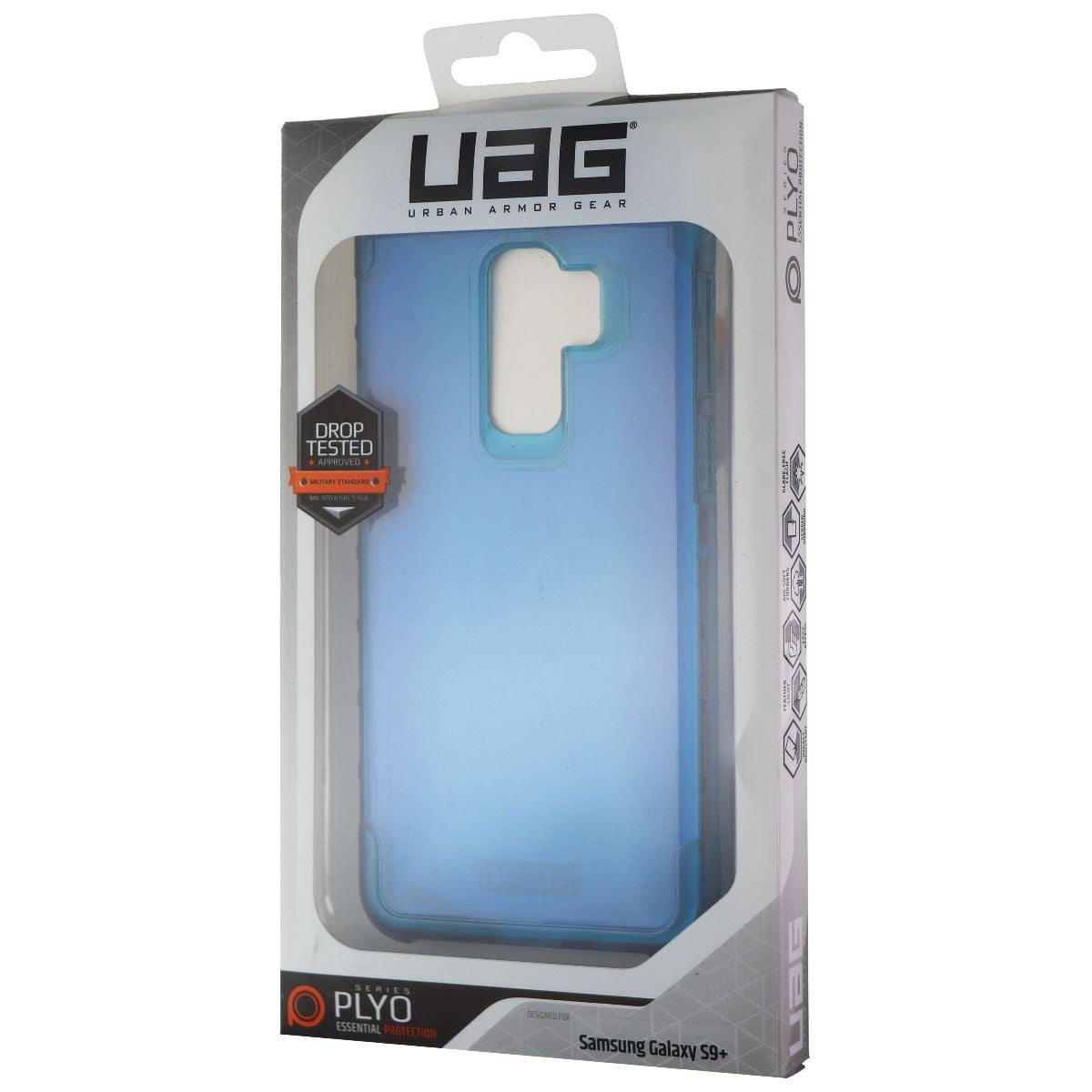 UAG Plyo Series Protective Case Cover for Samsung Galaxy (S9+) - Glacier Blue Cell Phone - Cases, Covers & Skins Urban Armor Gear    - Simple Cell Bulk Wholesale Pricing - USA Seller