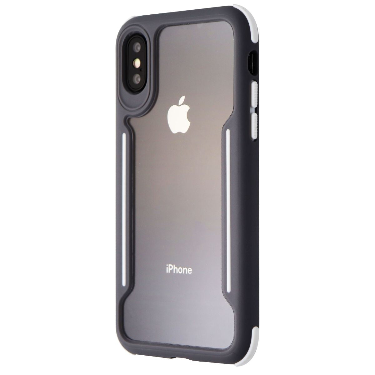 Verizon Slim Guard Series Case for Apple iPhone XS and X - Clear/Gray/White Cell Phone - Cases, Covers & Skins Verizon    - Simple Cell Bulk Wholesale Pricing - USA Seller