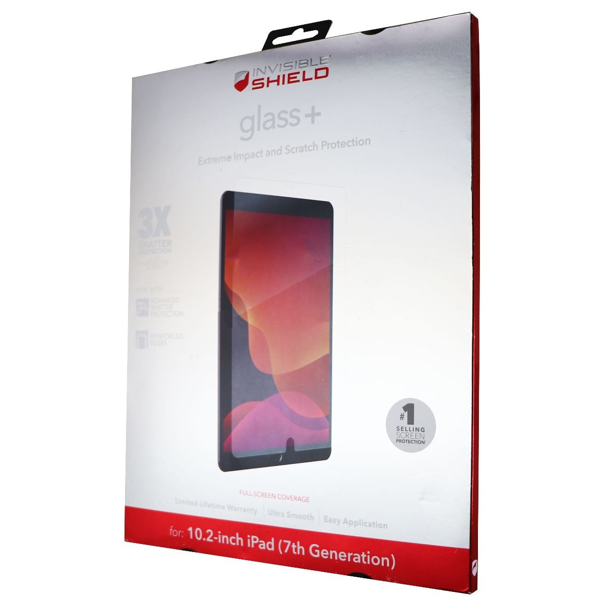 ZAGG InvisibleShield Glass + Tempered Glass Screen Protector for Apple iPad 10.2 Cell Phone - Screen Protectors Zagg    - Simple Cell Bulk Wholesale Pricing - USA Seller