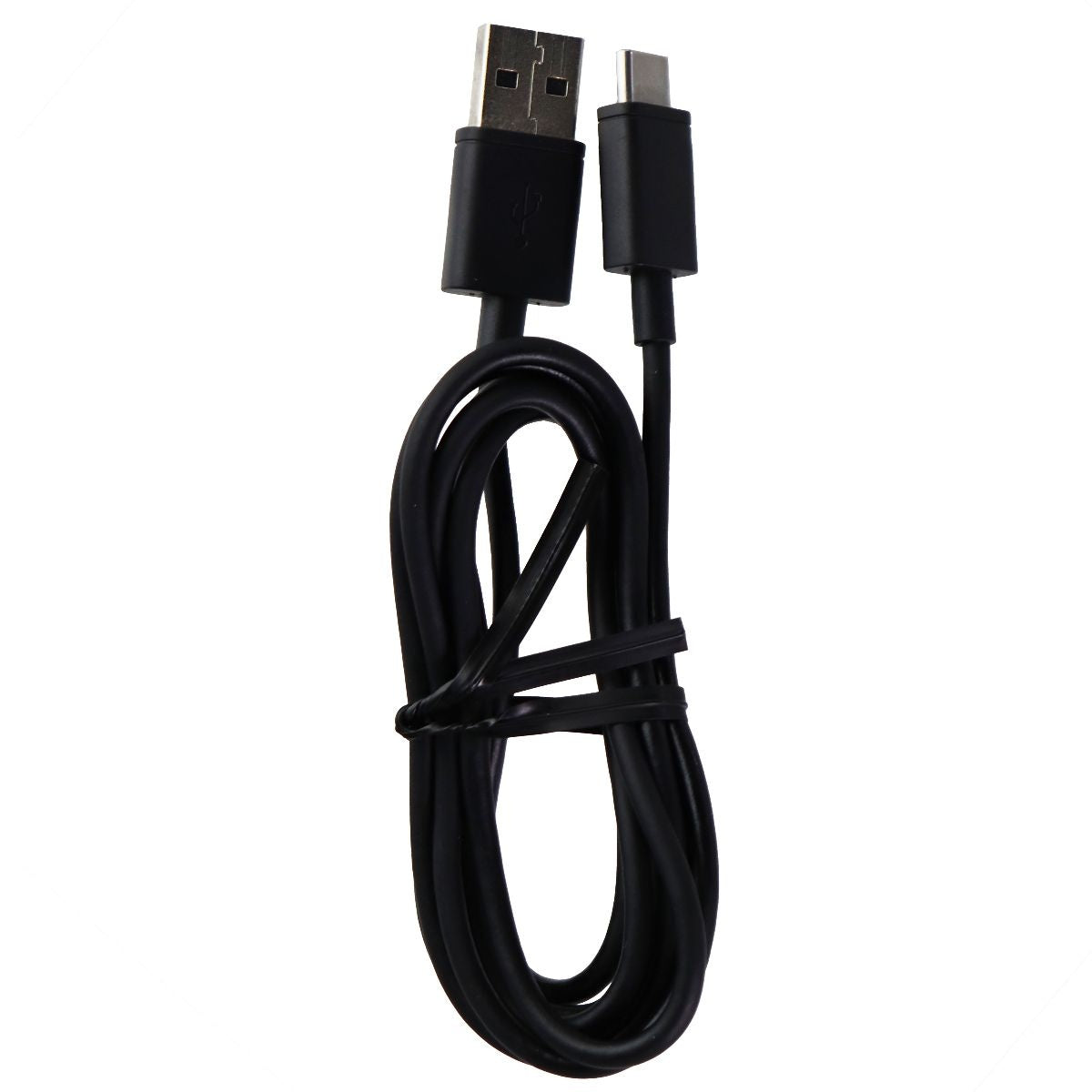 Insignia 4Ft  USB Charge and Sync Cable for USB-C Devices - Black Cell Phone - Cables & Adapters Insignia    - Simple Cell Bulk Wholesale Pricing - USA Seller