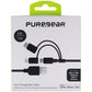 PureGear 4ft Charge-Sync Cable with USB-C, Micro USB, & Apple Adapter - Black Cell Phone - Cables & Adapters PureGear    - Simple Cell Bulk Wholesale Pricing - USA Seller