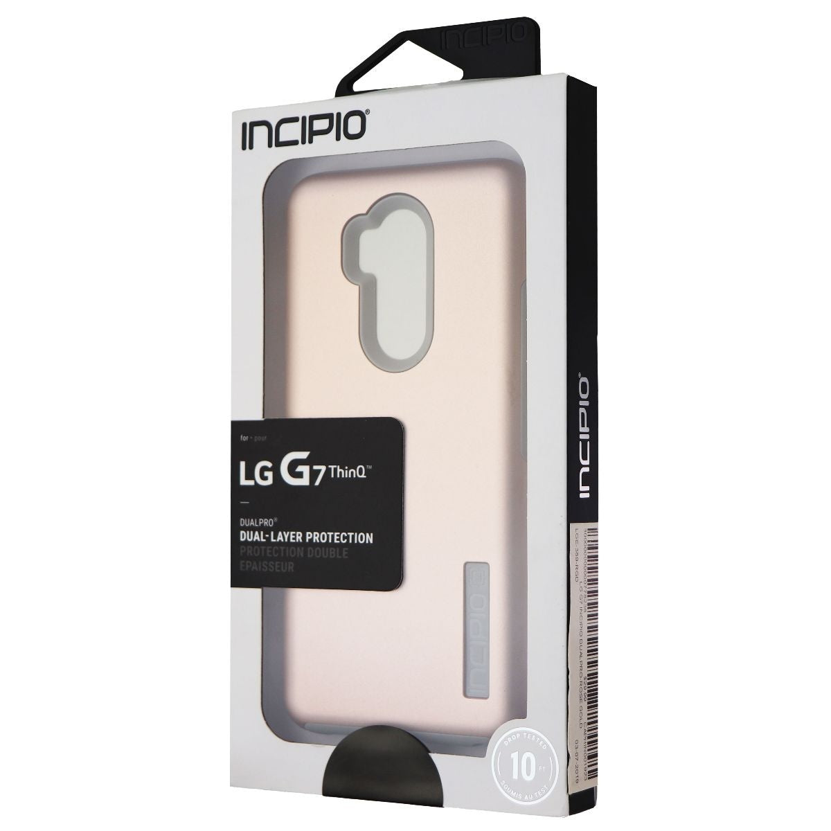 Incipio DualPro Case for LG G7 ThinQ - Iridescent Rose Gold/Gray Cell Phone - Cases, Covers & Skins Incipio    - Simple Cell Bulk Wholesale Pricing - USA Seller