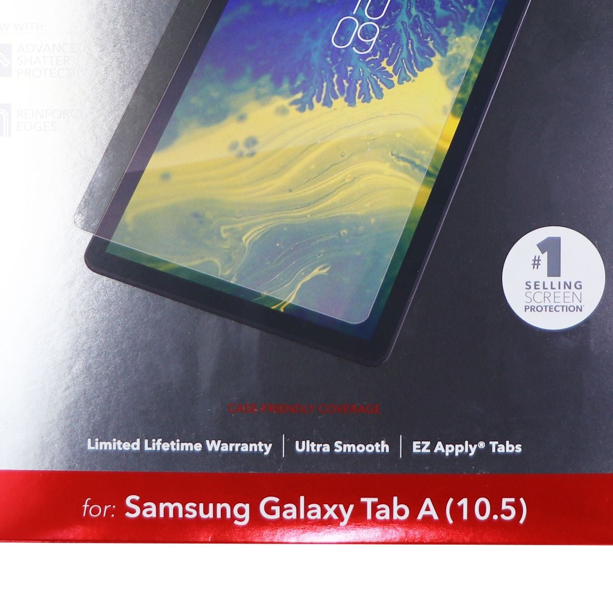 ZAGG Invisible Shield (Glass+) Tempered Glass for Samsung Galaxy Tab A (10.5) Cell Phone - Screen Protectors Zagg    - Simple Cell Bulk Wholesale Pricing - USA Seller