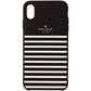Kate Spade Soft Touch Case for Apple iPhone XS Max - Feeder Stripe Black/Cream Cell Phone - Cases, Covers & Skins Kate Spade    - Simple Cell Bulk Wholesale Pricing - USA Seller