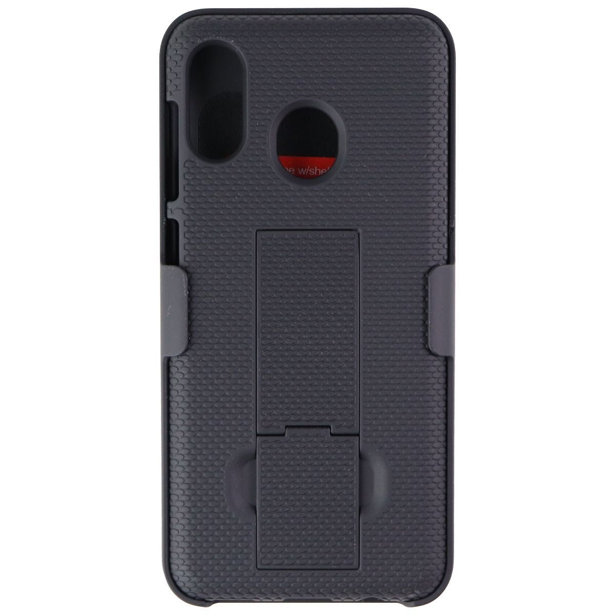 Verizon Shell and Holster Combo Case for Samsung Galaxy A20 - Black Cell Phone - Cases, Covers & Skins Verizon    - Simple Cell Bulk Wholesale Pricing - USA Seller