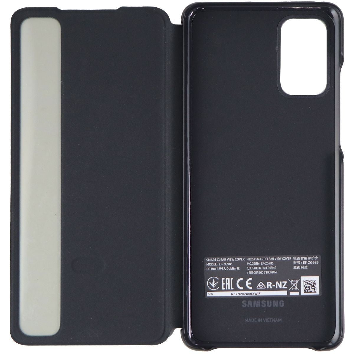 Samsung S-View Flip Cover Case for Samsung Galaxy S20+ 5G Smartphones - Black Cell Phone - Cases, Covers & Skins Samsung    - Simple Cell Bulk Wholesale Pricing - USA Seller