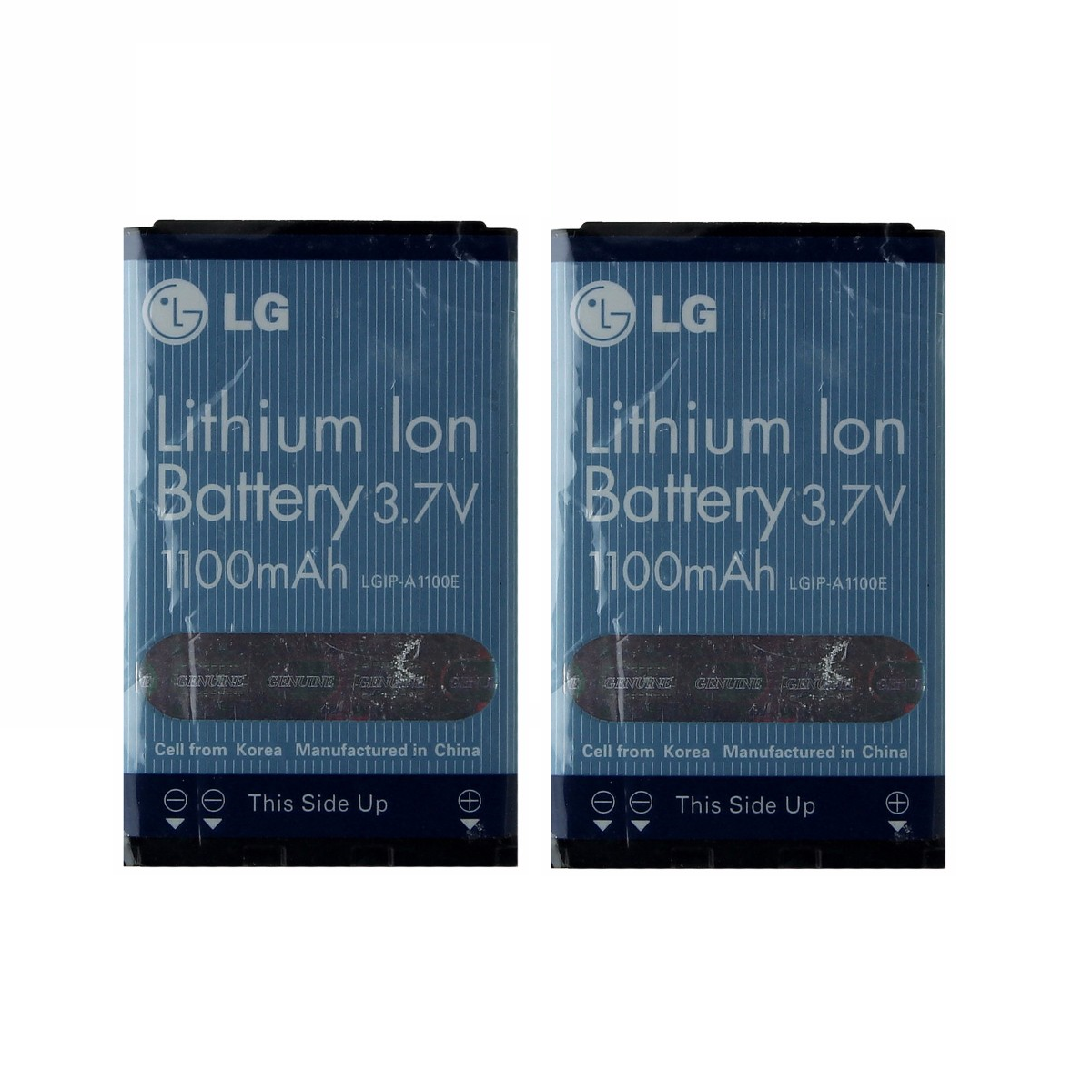 KIT 2x LG LGIP-A1100E 1100 mAh Replacement Battery for LG VX8100/VX8300/AX5000 Cell Phone - Batteries LG    - Simple Cell Bulk Wholesale Pricing - USA Seller