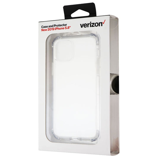 Verizon Hybrid Case and Glass Screen Protector for iPhone 11 Pro (5.8) - Clear Cell Phone - Cases, Covers & Skins Verizon    - Simple Cell Bulk Wholesale Pricing - USA Seller