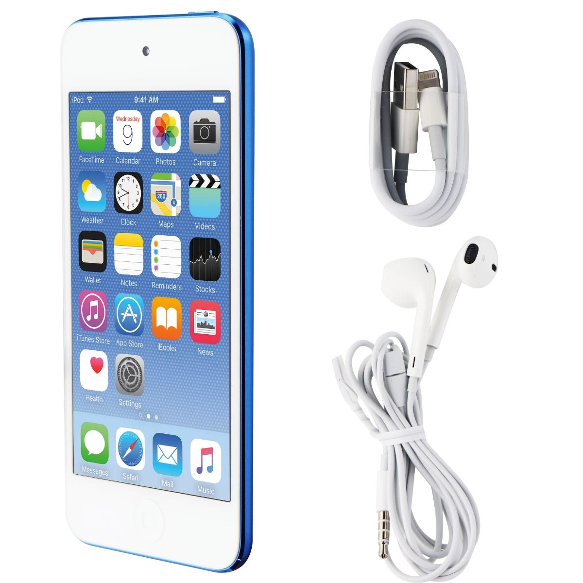 Apple iPod Touch 6th Generation (A1574) - 32GB/Blue (MKHV2LL/A) Portable Audio - iPods & MP3 Players Apple    - Simple Cell Bulk Wholesale Pricing - USA Seller