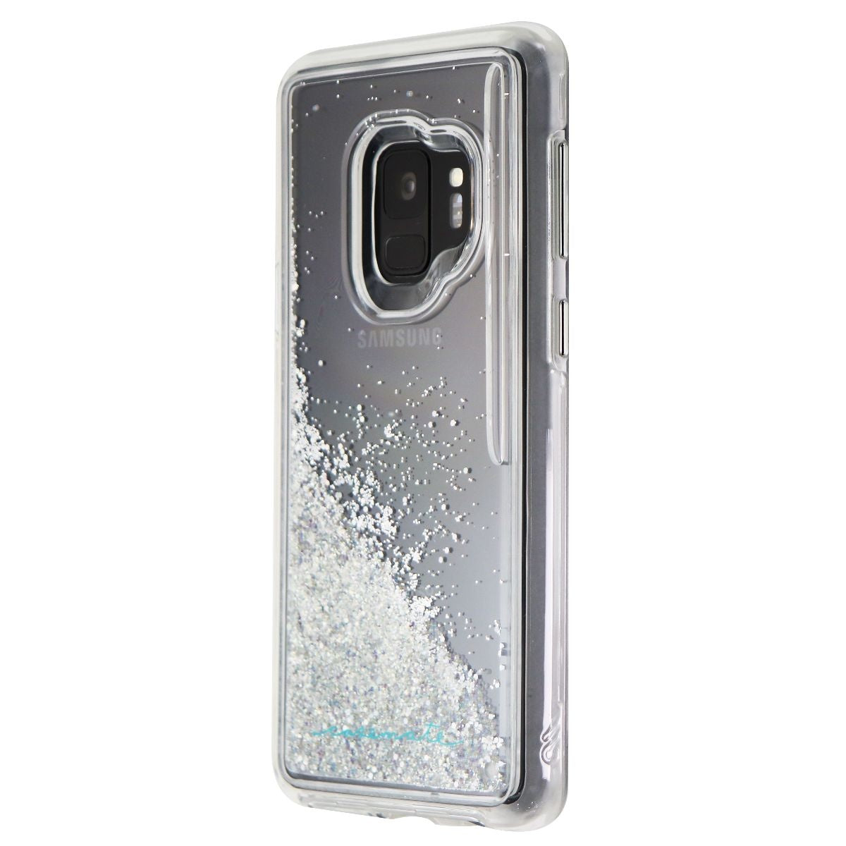 Case-Mate Waterfall Hard Case for Samsung Galaxy S9 - Clear/Silver Glitter Cell Phone - Cases, Covers & Skins Case-Mate    - Simple Cell Bulk Wholesale Pricing - USA Seller
