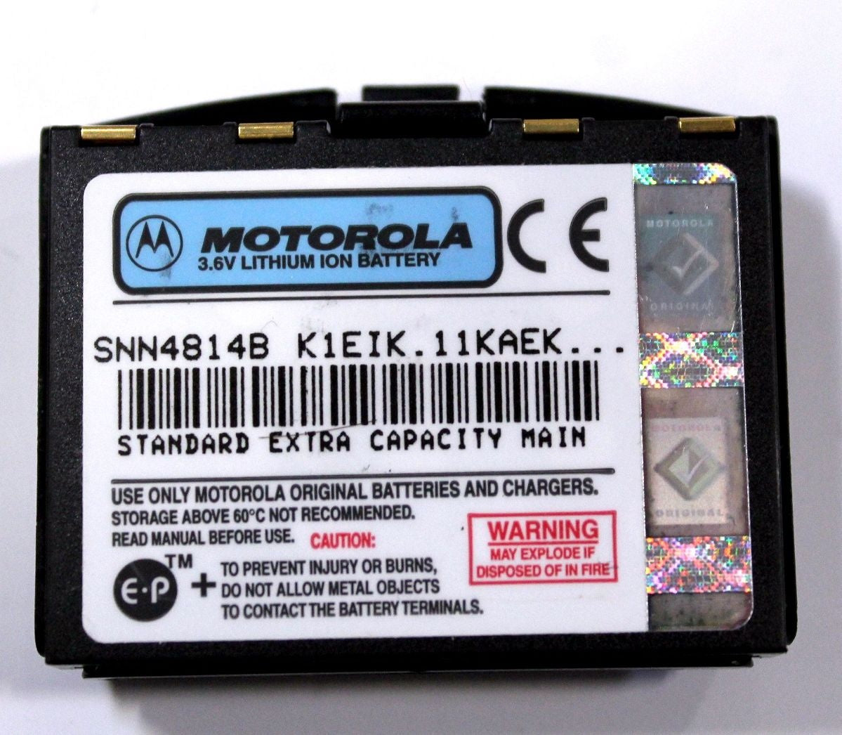 OEM Motorola SNN4814B Replacement Battery for Motorola StarTAC Cell Phone - Batteries Motorola    - Simple Cell Bulk Wholesale Pricing - USA Seller