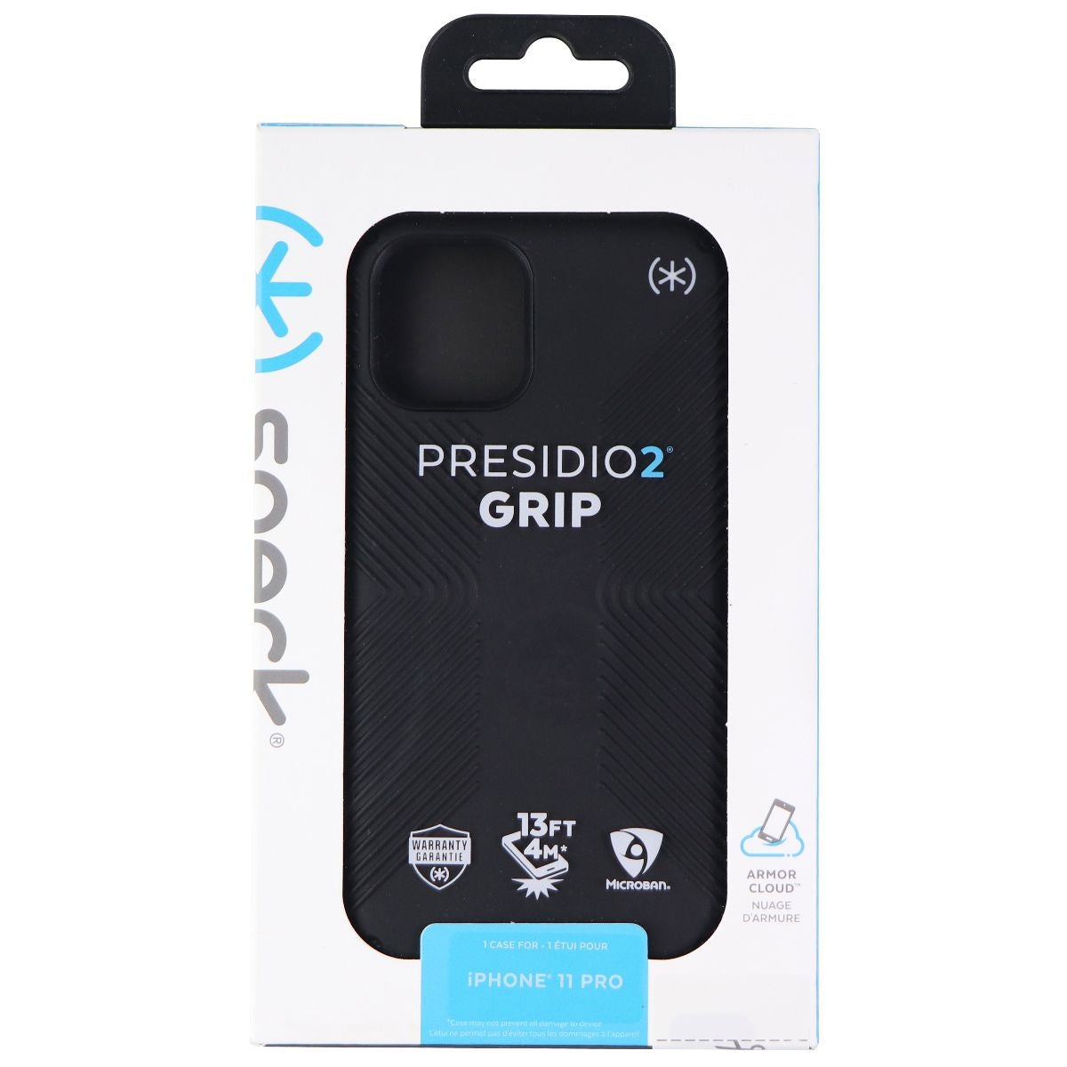 Speck Presidio2 Grip Series Hybrid Case for Apple iPhone 11 Pro - Black Cell Phone - Cases, Covers & Skins Speck    - Simple Cell Bulk Wholesale Pricing - USA Seller