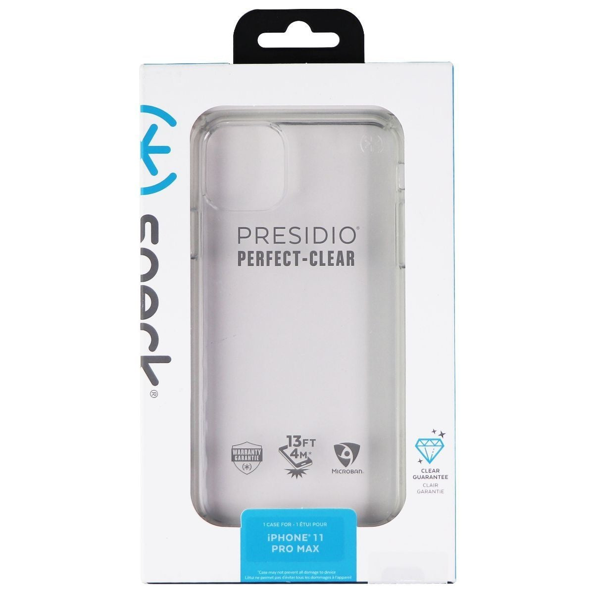 Speck Presidio Perfect-Clear Series Case for Apple iPhone 11 Pro Max - Clear Cell Phone - Cases, Covers & Skins Speck    - Simple Cell Bulk Wholesale Pricing - USA Seller