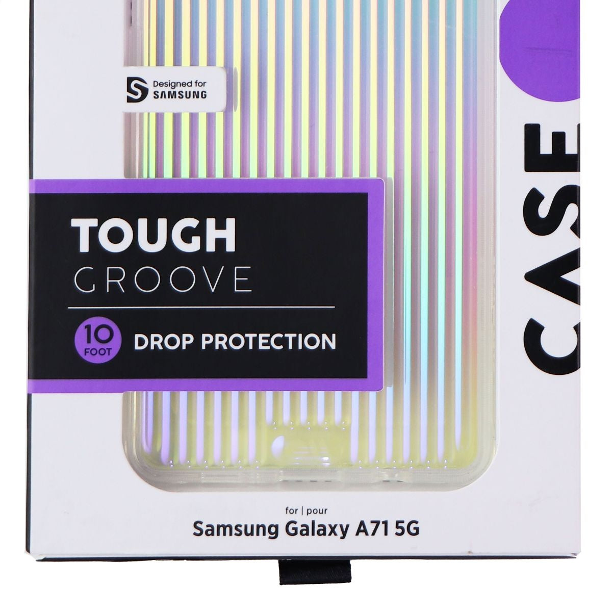 Case-Mate Tough Groove Hard Case for Samsung Galaxy A71 5G - Iridescent Cell Phone - Cases, Covers & Skins Case-Mate    - Simple Cell Bulk Wholesale Pricing - USA Seller