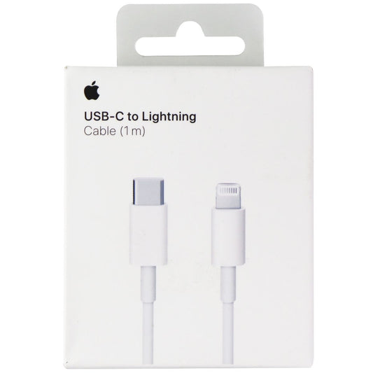 Apple 3.3-Ft (1m) USB-C to Lightning 8-Pin Cable - White (MQGJ2AM/A) Cell Phone - Cables & Adapters Apple    - Simple Cell Bulk Wholesale Pricing - USA Seller