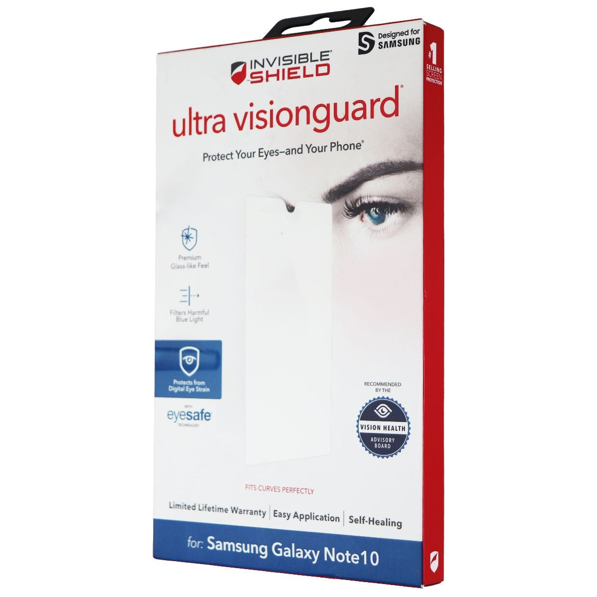 ZAGG InvisibleShield Ultra VisionGuard Screen Protector for Samsung Note 10 Cell Phone - Screen Protectors Zagg    - Simple Cell Bulk Wholesale Pricing - USA Seller