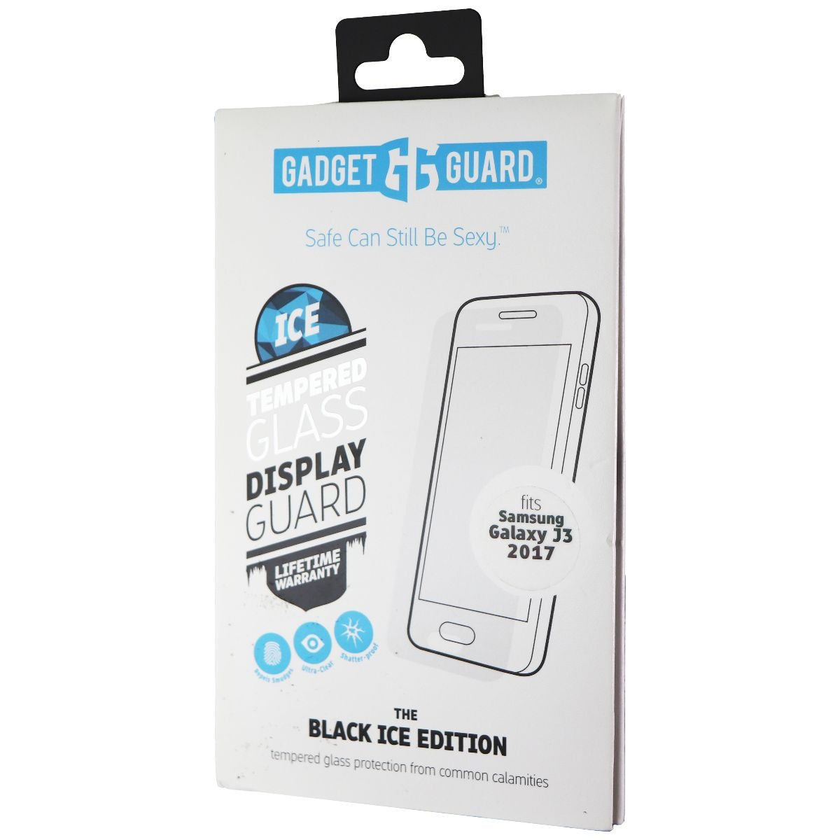 Gadget Guard Black Ice Tempered Glass Screen Guard for Galaxy J3 (2017) - Clear Cell Phone - Screen Protectors Gadget Guard    - Simple Cell Bulk Wholesale Pricing - USA Seller