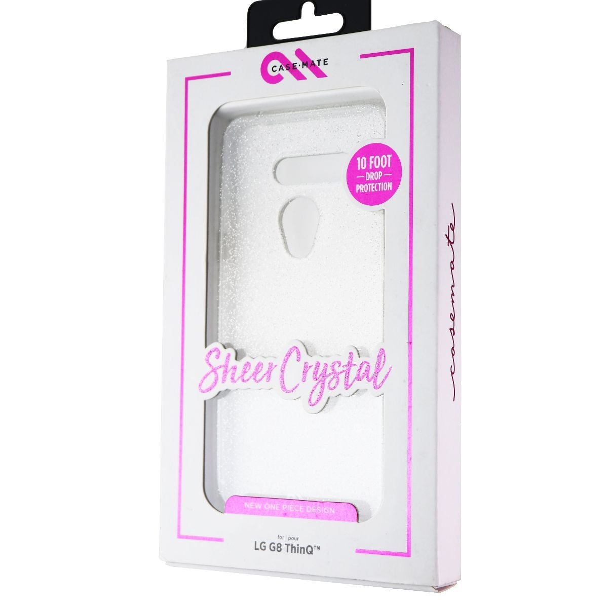 Case-Mate Sheer Crystal Case for LG G8 ThinQ - Silver Glitter/Clear Cell Phone - Cases, Covers & Skins Case-Mate    - Simple Cell Bulk Wholesale Pricing - USA Seller