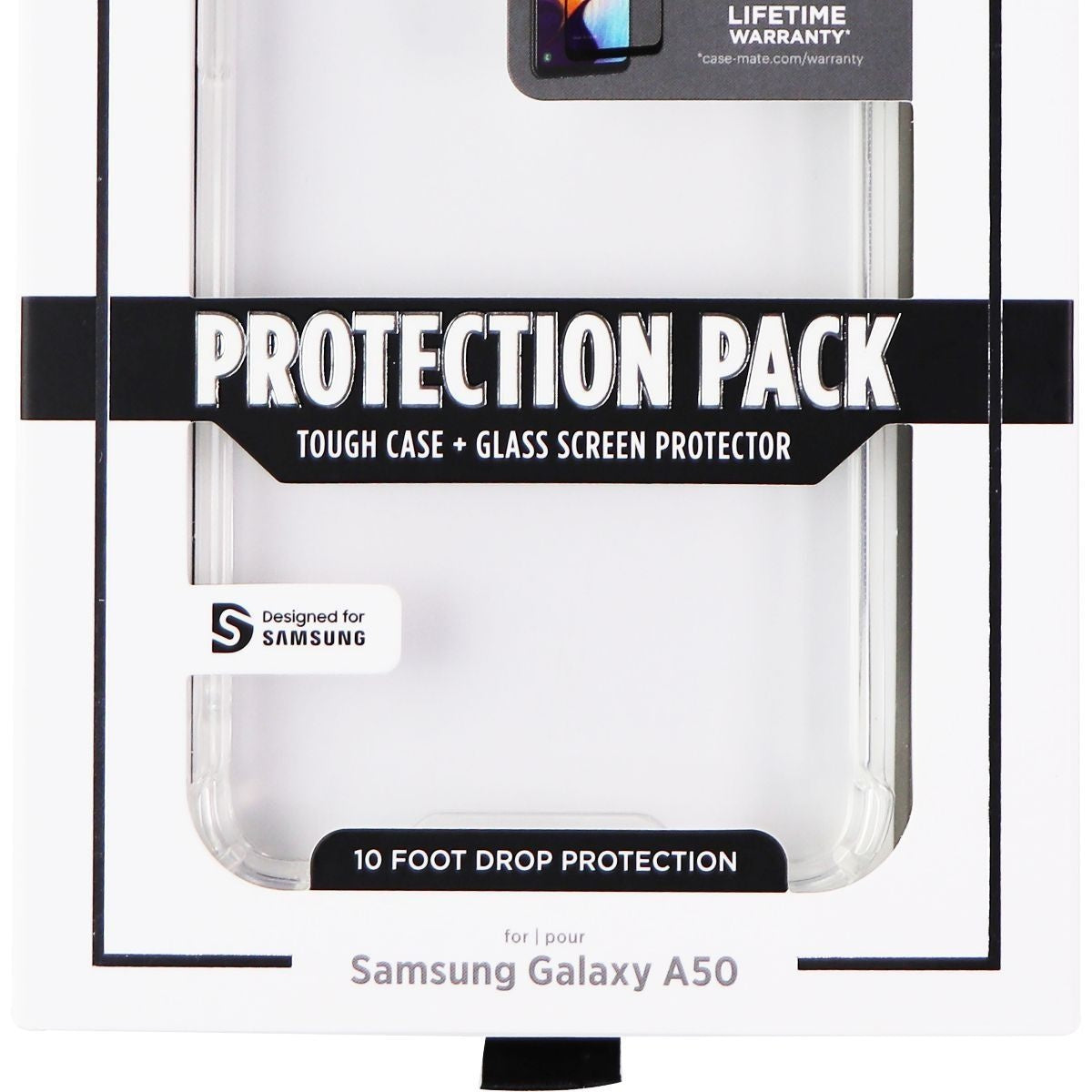 Case-Mate Hard Case + Screen Protector Combo for Samsung Galaxy A50 - Clear Cell Phone - Cases, Covers & Skins Case-Mate    - Simple Cell Bulk Wholesale Pricing - USA Seller