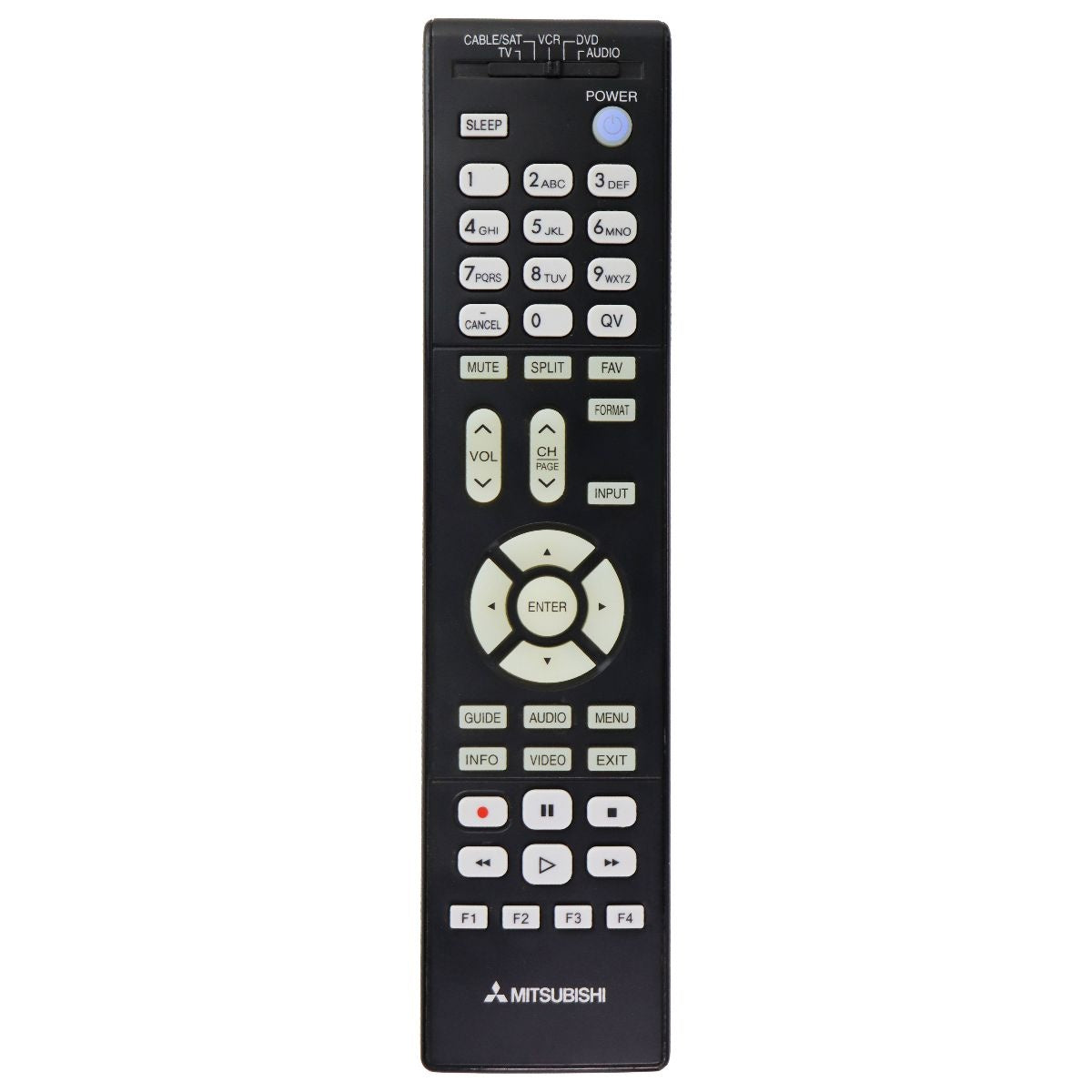 Mitsubishi OEM System Remote Control - Black TV, Video & Audio Accessories - Remote Controls Mitsubishi    - Simple Cell Bulk Wholesale Pricing - USA Seller