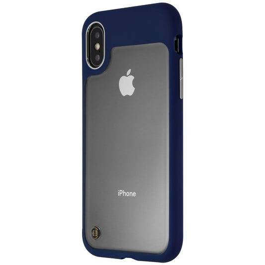 Granite Hybrid Hard Case for Apple iPhone Xs/X Smartphones - Clear/Dark Blue Cell Phone - Cases, Covers & Skins Granite    - Simple Cell Bulk Wholesale Pricing - USA Seller