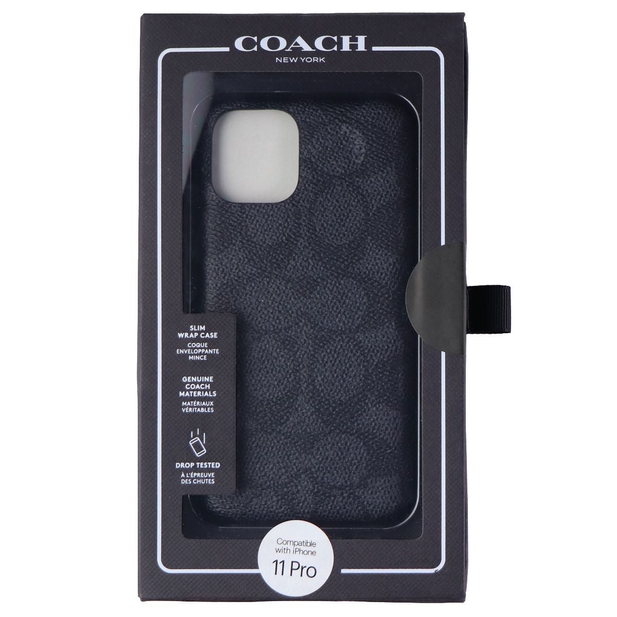 Coach New York Slim Wrap Signature C Case for Apple iPhone 11 Pro - Black Cell Phone - Cases, Covers & Skins Coach    - Simple Cell Bulk Wholesale Pricing - USA Seller