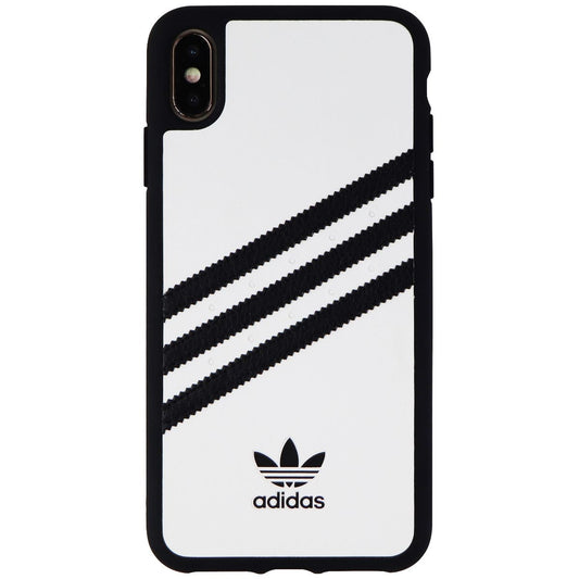 Adidas 3-Stripes Hard Snap Case for Apple iPhone Xs Max - White/Black Stripes Cell Phone - Cases, Covers & Skins Adidas    - Simple Cell Bulk Wholesale Pricing - USA Seller